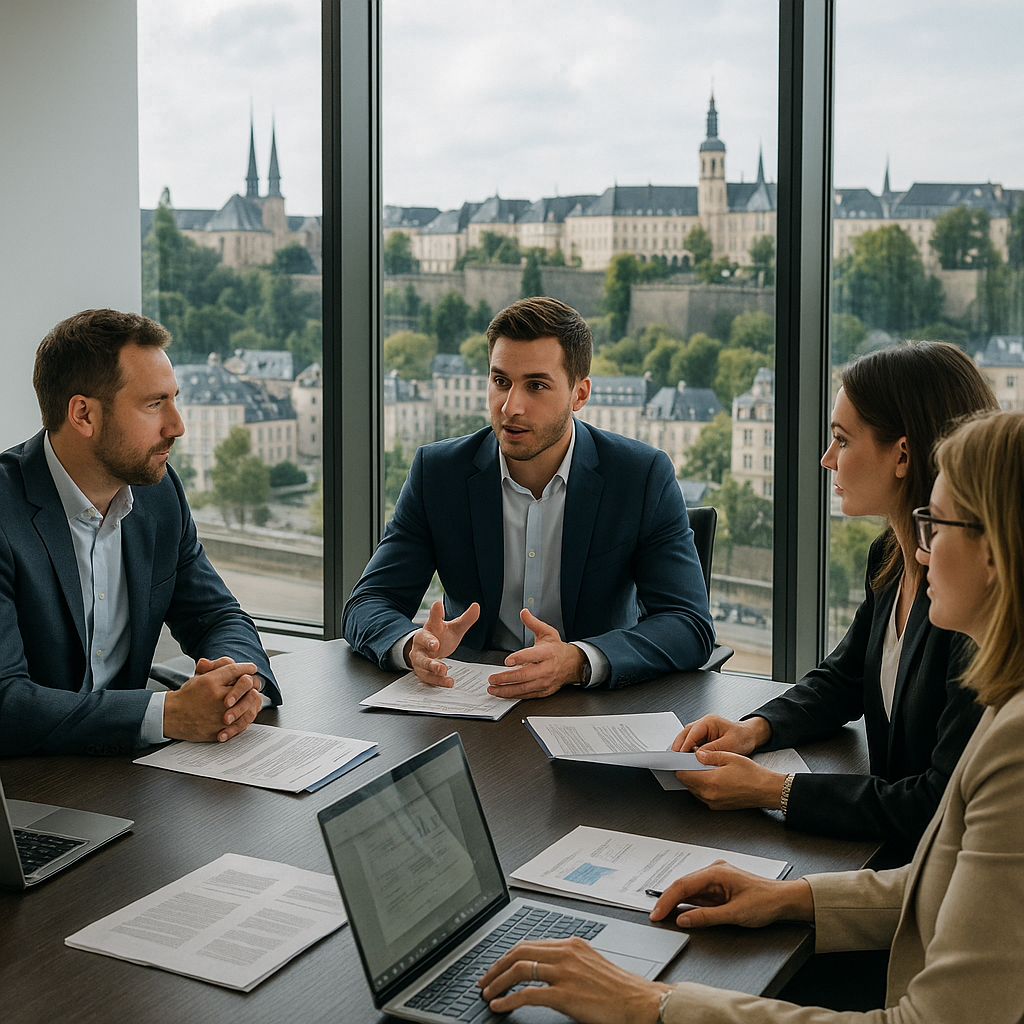 Reunion de conseil pour creer une societe au Luxembourg